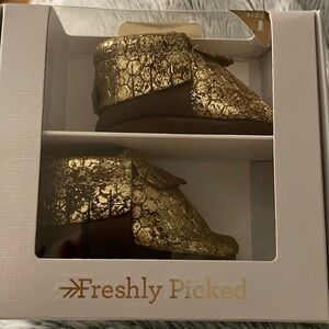 NWT brand new in box freshly picked baby moccs
